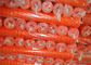 70 X 40mm Ldpe Orange Fence Netting กว้าง 1m