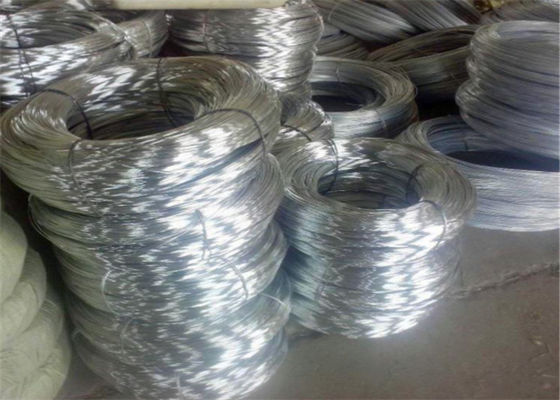 12 Gauge 0.8mm Galvanized Iron Wire Prevent Rusting And Shiny Silver Hot Dipped