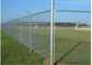 50 X 50mm Diamond Wire Mesh Bwg8 สนามเด็กเล่น Chain Link Fence